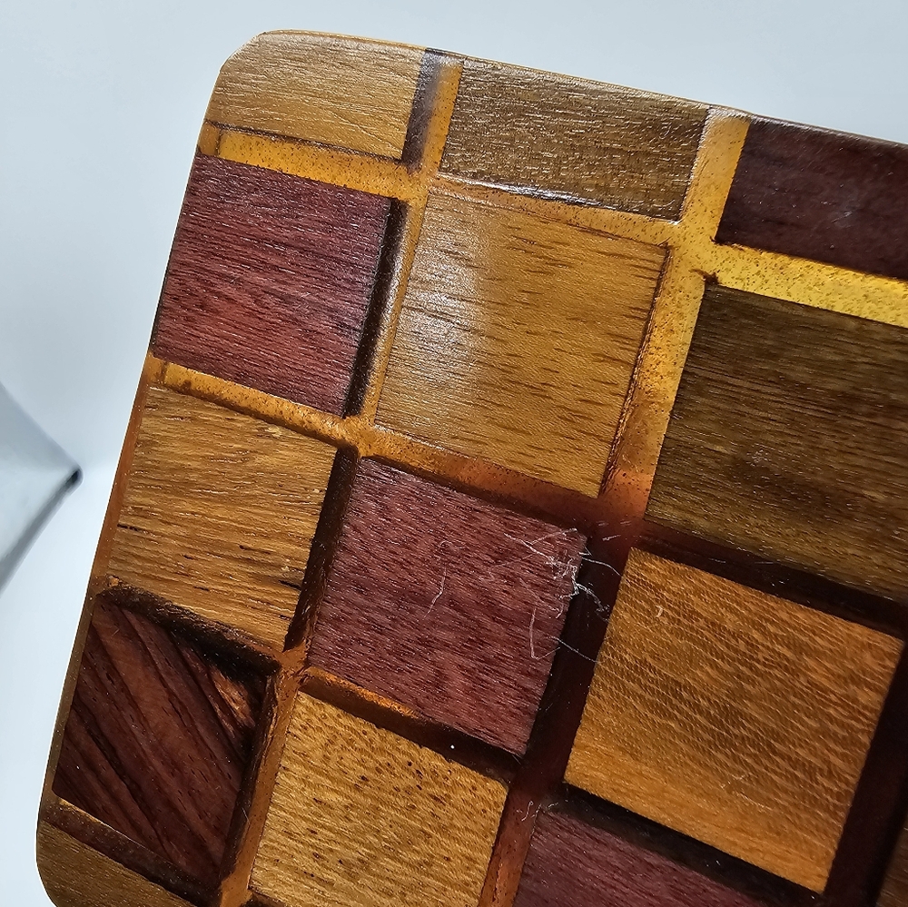Natural Wood Costa Rican Coasters Set - Picture 5 of 6